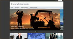 Desktop Screenshot of chamartyenterprises.com