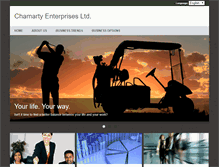 Tablet Screenshot of chamartyenterprises.com